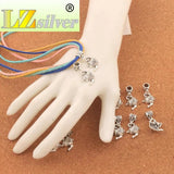 Tea Time Teapot Big Hole Beads Dangle European Bracelet Jewelry 12Pcs B397