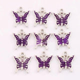 Butterfly Spacer Charm Beads Pendants L1561 24pcs 17x15.2mm