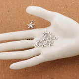 40pcs Dot Soft Sea Star Charm Beads 12.7x16.2mm Tibetan Silver Pendants DIY