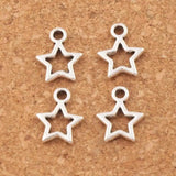 Star Spacer Charm Beads 120pcs Bronze Pendants Jewelry DIY
