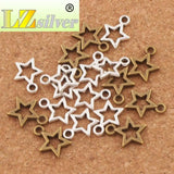 Star Spacer Charm Beads 120pcs Bronze Pendants Jewelry DIY