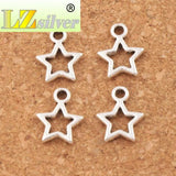 Star Spacer Charm Beads 120pcs Bronze Pendants Jewelry DIY