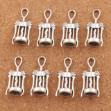 Wine Corkscrew Spacer Charm Beads 25pcs