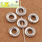 Twist Dots Bead Frame Charm Pendant Jewelry 20Pcs