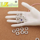 Twist Dots Bead Frame Charm Pendant Jewelry 20Pcs