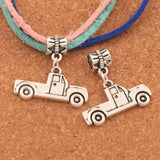 Transport Trucks Big Hole Beads 26.1x25.5mm 15Pcs