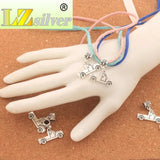 Transport Trucks Big Hole Beads 26.1x25.5mm 15Pcs