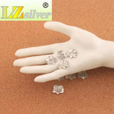 25pcs Love Letter Heart Charm Pendants Spacer Beads Jewelry DIY