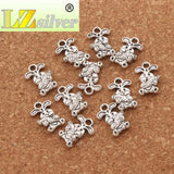 Easter Bunny Carrot Rabbit Charm Beads Zinc Alloy Pendants Jewelry