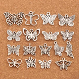 Butterfly Charm Beads 17pcs For Jewelry DIY