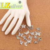 Butterfly Charm Beads 17pcs For Jewelry DIY