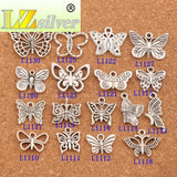 Butterfly Charm Beads 17pcs For Jewelry DIY