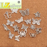 Butterfly Charm Beads 17pcs For Jewelry DIY