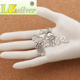 3D Owl Charm Beads Pendants 7styles 21pcs DIY Jewelry LM40