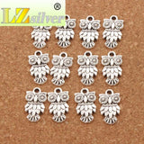 Owl Bird Spacer Charm Beads 35pcs Tibetan Silver Jewelry Finding