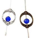 Oval Frame Charm Beads 19.2x14.4mm 30pcs Zinc Alloy/Bronze Pendants