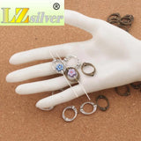 Oval Frame Charm Beads 19.2x14.4mm 30pcs Zinc Alloy/Bronze Pendants