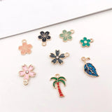 Nedar 60pcs Mix Enamel Fruit Animal Charms Jewelry Making Women Men Gift Pendant