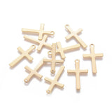 20pcs Cross Charms Stainless Steel Pendants for DIY Jewelry Making