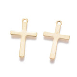 20pcs Cross Charms Stainless Steel Pendants for DIY Jewelry Making