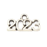50 Pcs Year Number Anniversary Pendant DIY Jewelry Accessories