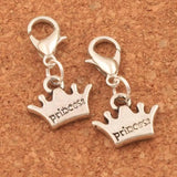 20pcs Princess Crown Charm Beads 23.9x13.2mm DIY Jewelry C029