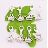 20pcs Princess Crown Charm Beads 23.9x13.2mm DIY Jewelry C029