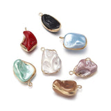 5pcs/Lot Irregular Rim Shell Charms Pendant for Jewelry Making