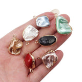 5pcs/Lot Irregular Rim Shell Charms Pendant for Jewelry Making