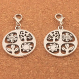 Zinc Alloy Four Season Lobster Claw Clasp Charm Beads Jewelry DIY C039 6pcs