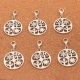 Zinc Alloy Four Season Lobster Claw Clasp Charm Beads Jewelry DIY C039 6pcs
