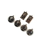 10pcs Coin Pendant Charms for Women Jewelry