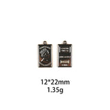 10pcs Coin Pendant Charms for Women Jewelry
