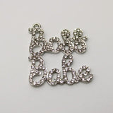 Babe Charm Rhinestone Pendant High Quality Alloy Charms