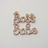 Babe Charm Rhinestone Pendant High Quality Alloy Charms