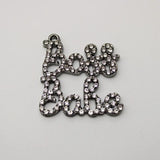 Babe Charm Rhinestone Pendant High Quality Alloy Charms