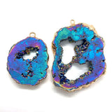 Irregular Shape Pendant Stone Crystal Jewelry Making Gift Accessories