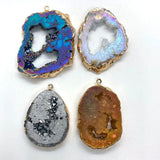Irregular Shape Pendant Stone Crystal Jewelry Making Gift Accessories