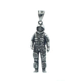 316L Stainless Steel Astronaut Necklace Pendant Men Women Space Gift