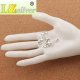 Treble Clef Eighth Music Note Charm Beads 25pcs