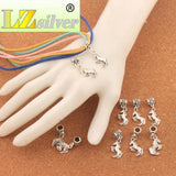 Energetic Horse Big Hole Beads Dangle European Bracelets 18Pcs