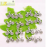 Bike Bicycle Charms Pendants for DIY Jewelry 50pcs