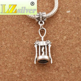 Wine Corkscrew Opener Big Hole Beads Zinc Alloy Dangle Fit Bracelets B285