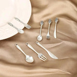 10pcs Vintage Spoon Fork Charms Pendant for Jewelry Making