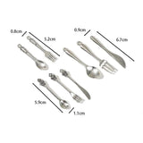 10pcs Vintage Spoon Fork Charms Pendant for Jewelry Making