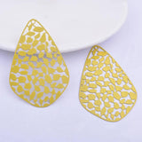 30pcs Brass Geometry Big Charms Pendant DIY Earring