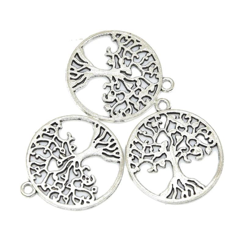 10pcs Tree of Life Alloy Metal Pendants DIY Jewelry Making A3-026