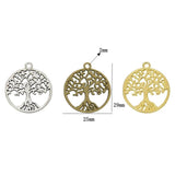 10pcs Tree of Life Alloy Metal Pendants DIY Jewelry Making A3-026