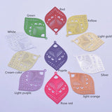 50pcs AB4237 38*26mm Brass Charms for DIY Jewelry Earrings