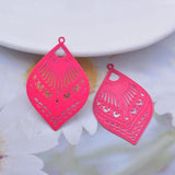 50pcs AB4237 38*26mm Brass Charms for DIY Jewelry Earrings